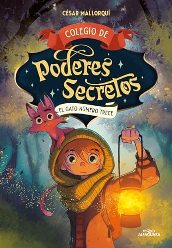 Portada de Colegio de poderes secretos. El gato número trece