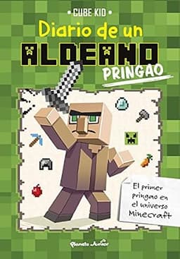 Portada de Minecraft. Diario de un aldeano pringao